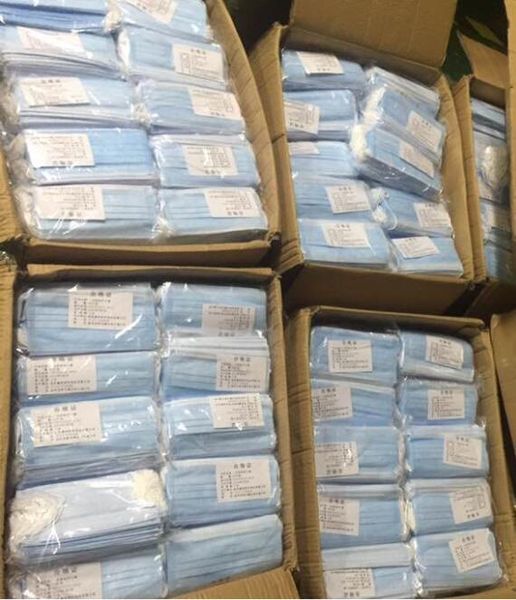 

dhl ready face mask non woven disposable dustproof mouth masks anti pm2.5 fast shipping by dhl good item with retail box