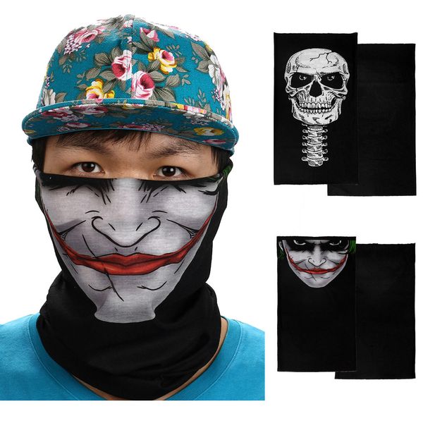 

cool fashion skull motorcycle cycling multi-color face mask balaclava head neck protect for outdoor sports essential scarf