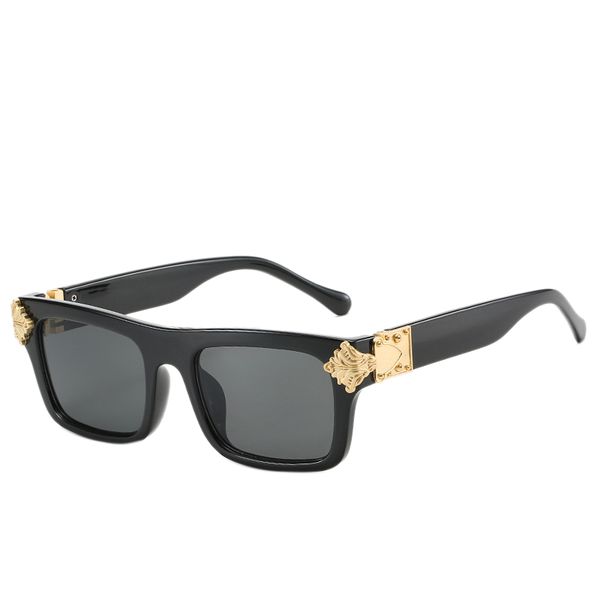 

square sunglasses square glasses fashionable wild lady sunglasses, White;black