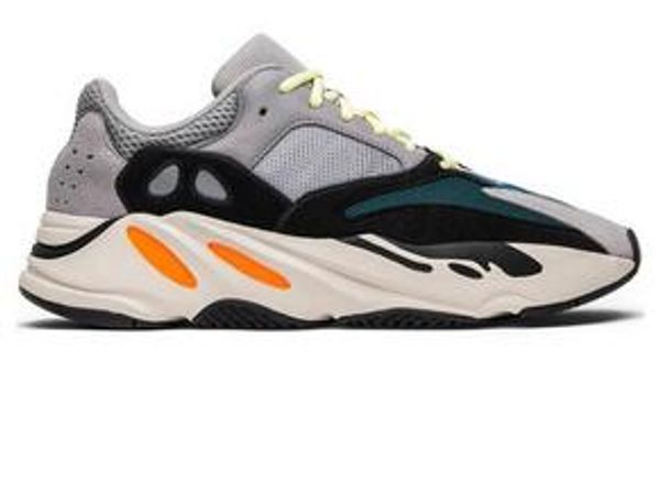 

Kanye West 700 кроссовки Wave Runner мужские женщины Больница Teal Синий Магнит Полезность Чер