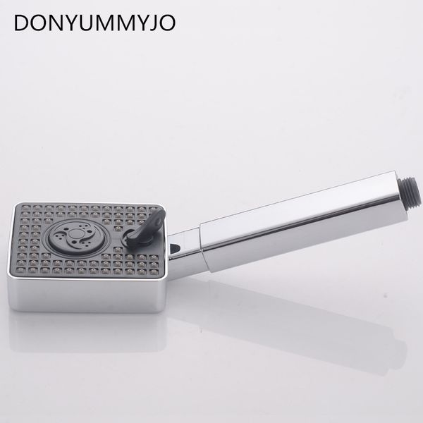 

new abs plated square hand shower oxygen-containing ppressurized water-saving multi-function sprayer