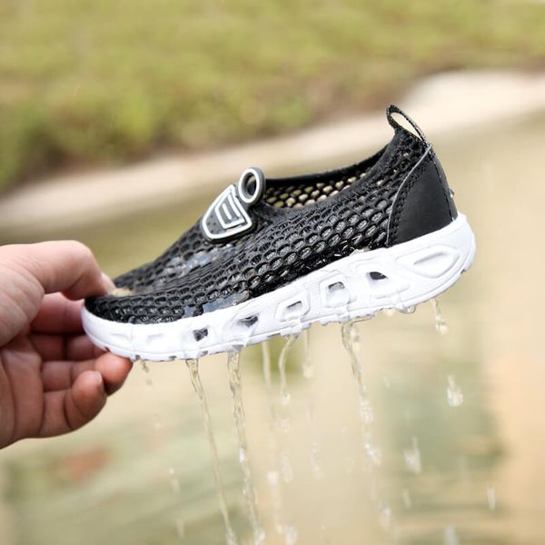 

hobibear sneakers swimming shoes quick drying swim water beach shoes beach sandals hollow out breathable boy girl shoe5045 t200404, Black;red