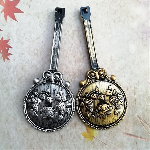 

new wholesale 10pcs plastic the old grandfather clock quartz fit-up pendulum bob two colors ing