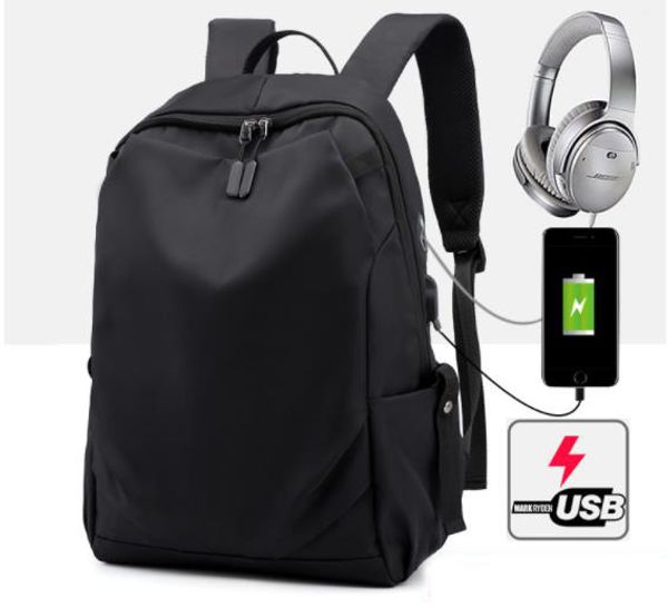 

usb design backpack book bags for school casual rucksack daypack oxford canvas lapfashion man backpacks