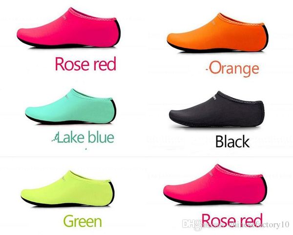 

water sports diving socks kids adults nonslip beach socks breathable fabric quick drying swimming surfing wet suit shoes, Pink;yellow