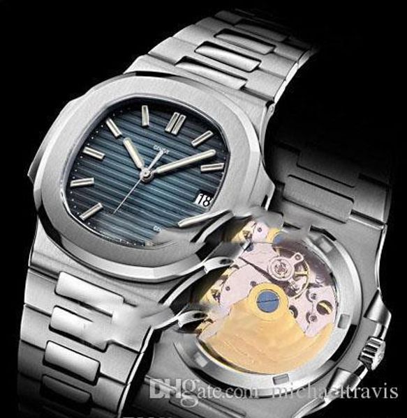 

New mpf v2 port nautilu cla ic nautilu 5711 1r 001 5711 1a dark blue dial date automatic men watch gent watche a252a1