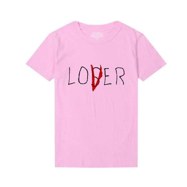 

cotton o-neck pkorli pennywise movie it losers club t shirt men women casual cotton short sleeve loser lover it inspired t-shirt trend, White