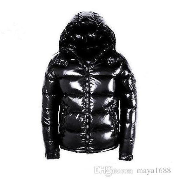 

горячие новые женщин вскользь вниз куртки вниз пальто мужского открытых теплое перо man зимнее пальто верхней одежды куртка parkas, Black