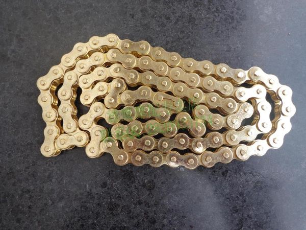 

золото 428 102/104/108 ссылки золота о-кольцо цепь 110-150cc велосипеда грязи / питбайк 420 цепи для крфов 50 70 бсо пит велосипеда грязи