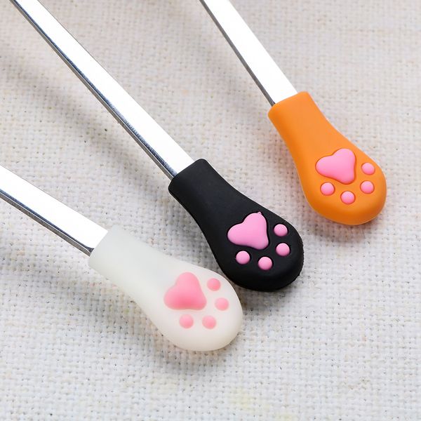 

hilife кофе ложки cute cat лапка из нержавеющей стали кухонные принадлежности candy пить чай ложка фрукты вилка десертная ложка посуда