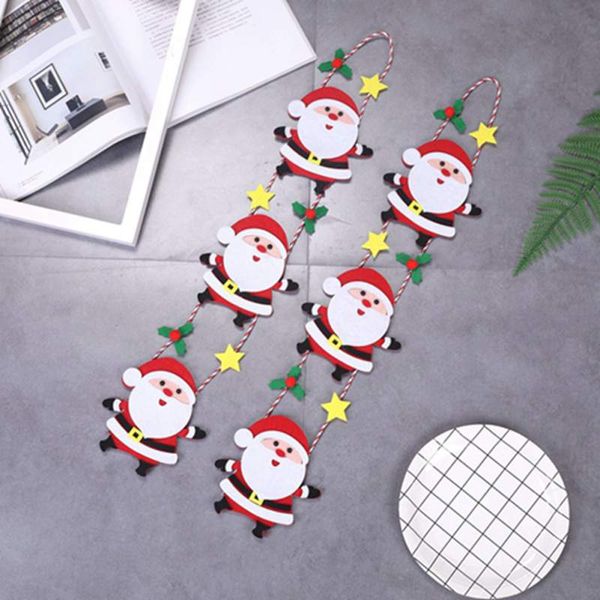 

2020 christmas ladder old man christmas tree doll pendant xmas decorations super mall window fireplace decoration