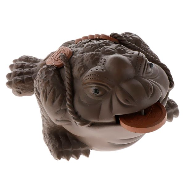 

chinese traditional kylin toad tea pet ornament tea tray accessories