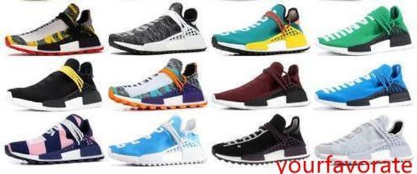 

2019 human race pharrell williams mens & women s mc tie dye solar pack mother designer fashion sport trainers running shoes