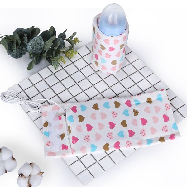 

usb baby bottle milk warmer travel cup warmer heater infant feeding bottle bag storage cover insulation thermostat er843
