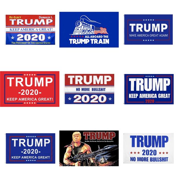 

150*90cm trump 2020 flag donald trump 2020 america persident election polyester bernie banner hha1082 #604