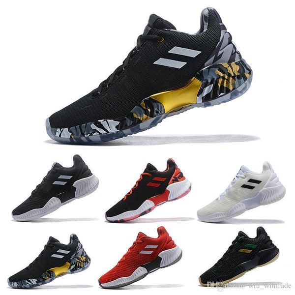

2019 new pro bounce low basketball shoes donovan mitchell shoes men sports original designer size 40-45