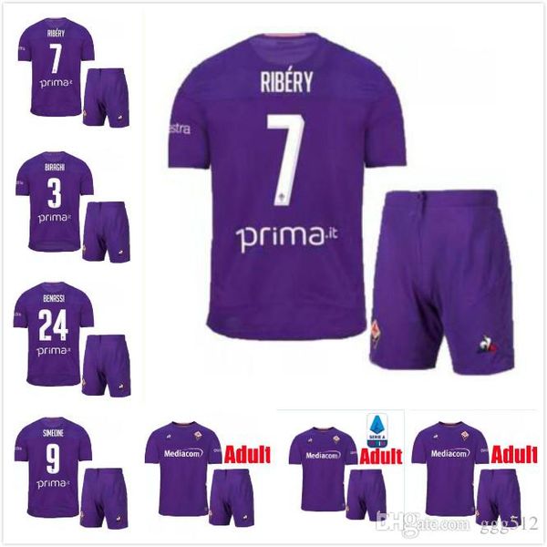 

kit 2019 fiorentina florence soccer jersey ribery chiesa football shirt prince boateng camiseta de futbol milenkovic maillot de foot, Black;yellow