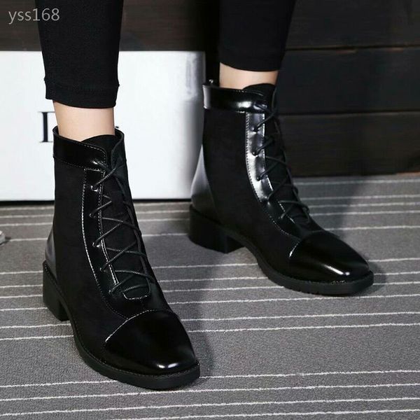 

calfskin booties vintage ankle boots for women fashion zipper short boots student casual large size luxurious single shoes woman, Black
