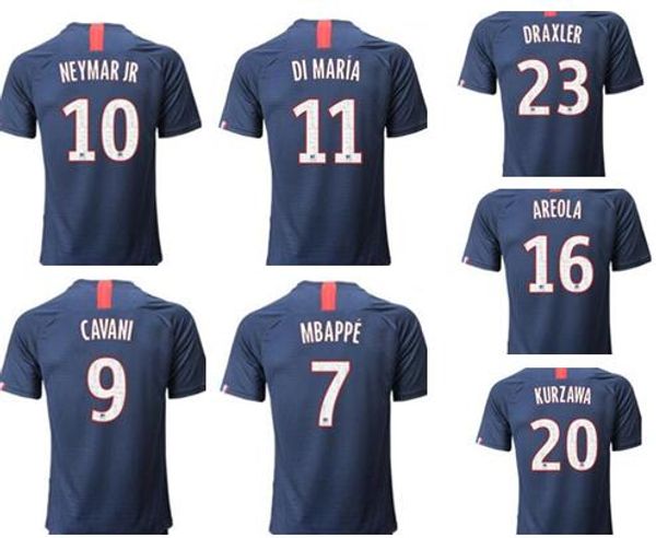 

2019 new mens customized Thai Quality Soccer Jerseys Shirts,personality Away Home 9 CAVANI 10 NEYMAR JR 11 Di María 7 Mbappé 22 Jesé wears