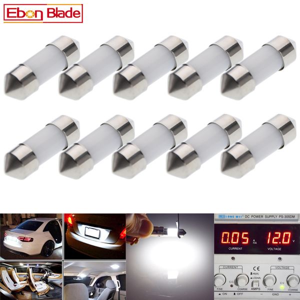 

10pcs c5w auto led 28mm 3030 3 smd 3led 6000k bulbs for door lights festoon dome light interior lighting 12v dc car styling