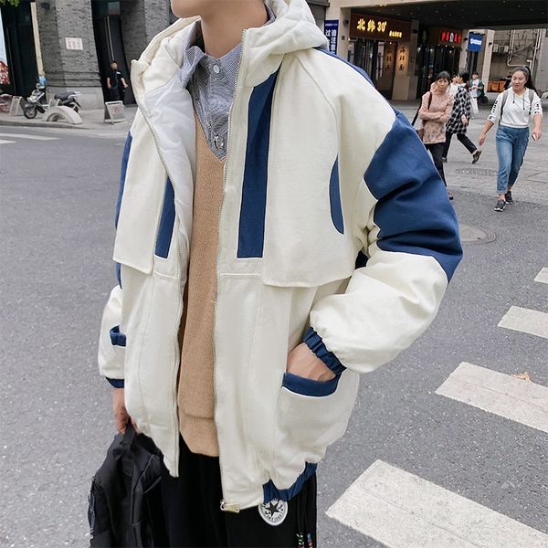 

wholesale new men's casual warm jacket in autumn and winter 2019, Black