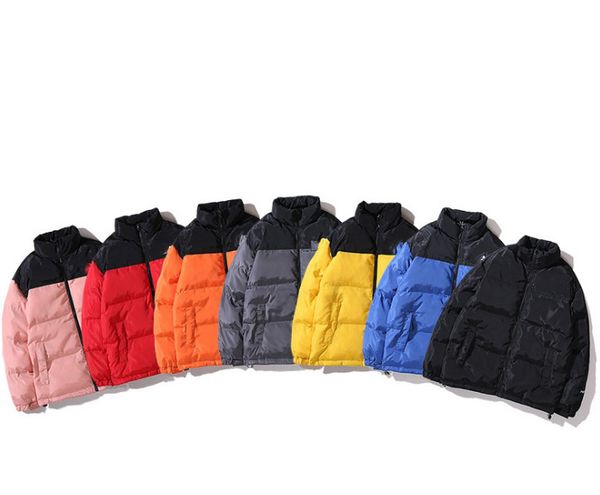 

вниз пальто letter pattern толстые теплый пару конструктор nfoutdoor мужские ветровки женские пальто мода streetwear топ 7 цветов, Black