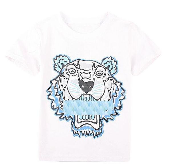 

Summer New T Shirts Baby Boys Girls Tops Tiger Head Letter T Shirt Boy Clothing Brand Short Sleeve Tshirt Kids Tops