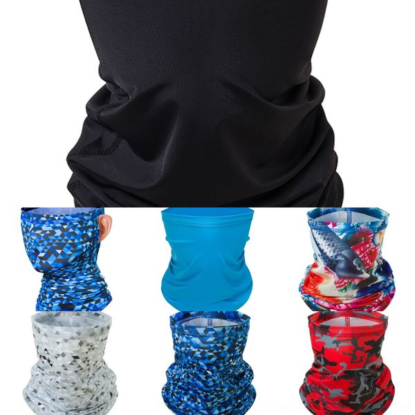 

et7lq простой стиль рыбалка пешие прогулки маска блокирующая бандана головные уборы повязка велоспорт шарф голова открытый шарф маска для ли, Black