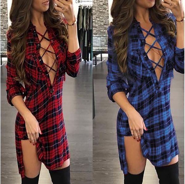 

hollow out v neck bodycon sheath dress plaid length long skirts chiffon fashion leisure printing print white girl women lady size split, Black;gray