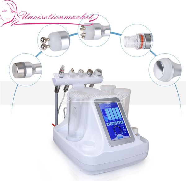 

5in1 dermabrasion water peeling skin rejuvenation whitening tighten microcurrent facial cleansing beauty machine