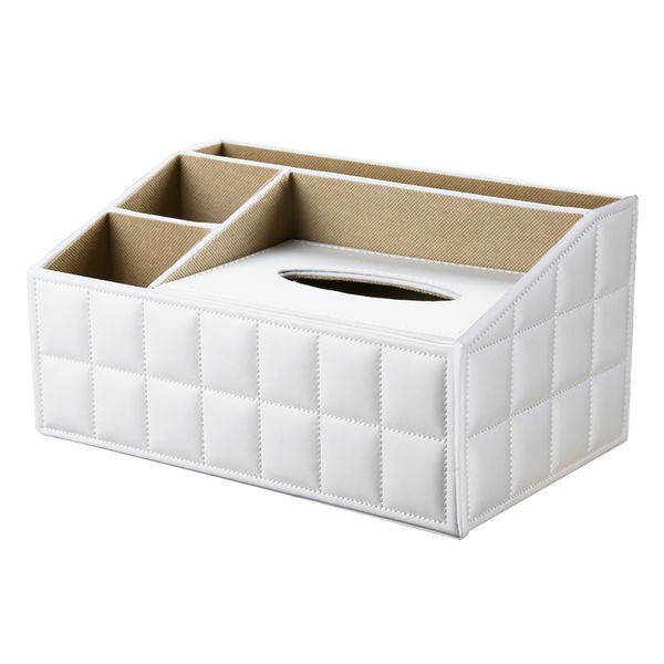 

home office car decor pu leather tissue box обложка портативный держатель ткани box
