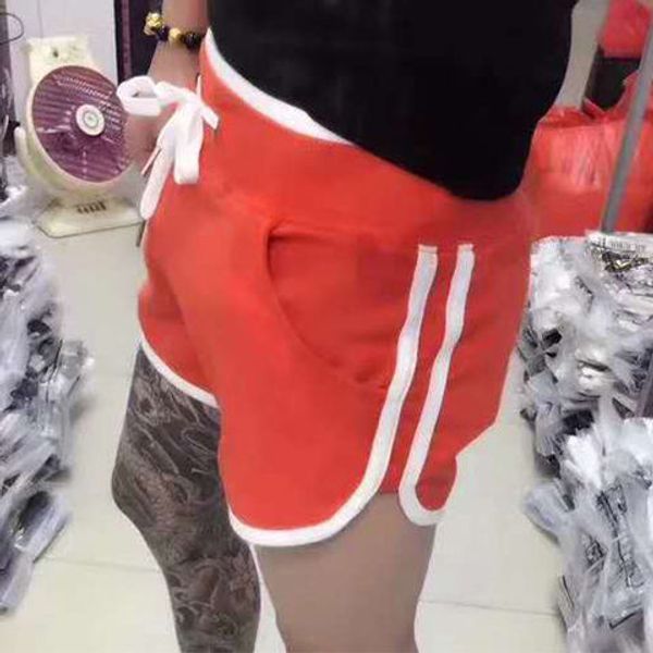 

three pants mens fashion shorts sports shorts running fitness home sleeping pants 3 points couple beach pants, Black