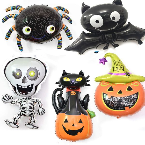 

10 pc black vampire bat foil balloon halloween party home decoration