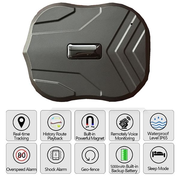 

gps tracker car 90 days long standby tk905/tk906 gps locator waterproof tracker auto magnet voice monitor web app