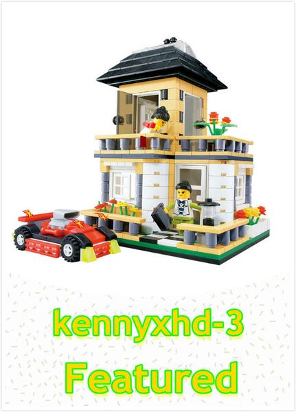 

diy small particle toy building house model