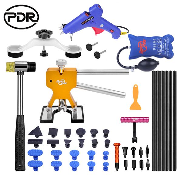 

pdr tools paintless dent removal car repair tool kit removing dents auto tools puller dent lifter pulling bridge suction cups