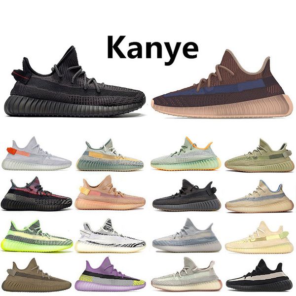 

new arrival kanye west asriel cinder men running shoes yecheil cream earth desert sage zebra yecher clay reflective static sport sneakers