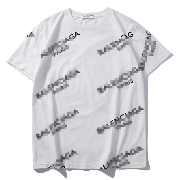 

womens mens 2020 new fashion t shirt with brand letter print fashion designer tees short sleeve t-shirt -2xl new balÃªncÃ¬aga arrivals, White
