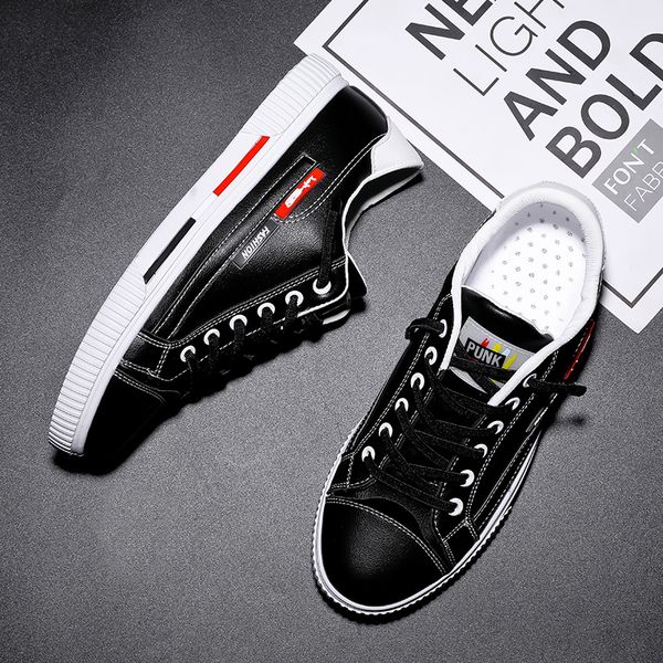 

spring and autumn men's shoes comfortable breathable shoes, casual high-quality tide shoes men's casual mens, Black