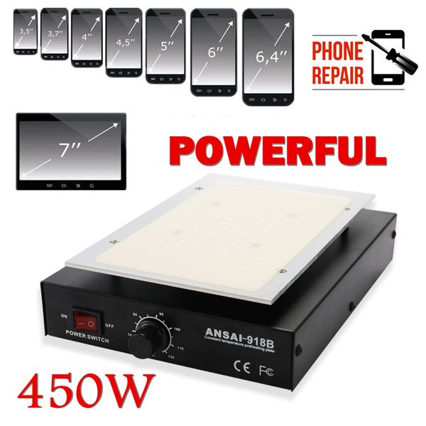 

lcd heating platform metal removal phone repair machine auto heat smooth plate screen separator