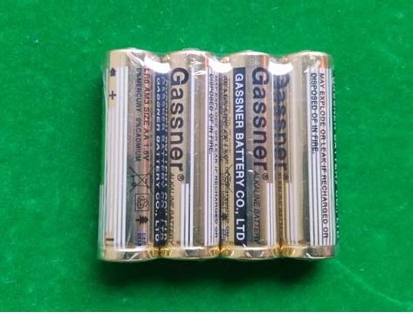 500pcs/lote 1.5V LR6 AM3 AA Baterias Alcalinas Super Power Golden Jacket 100% fresco para brinquedos de lanterna