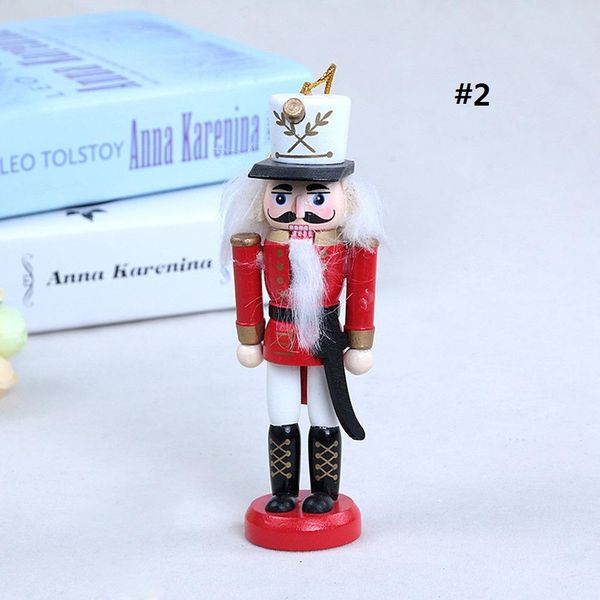 

home decor doll wooden nutcracker soldier merry collection pendants ornaments for christmas tree decoration fa3339