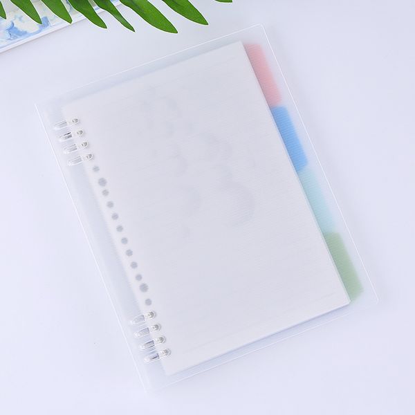 

a5\b5 new candy-colored detachable loose-leaf notebook, Purple;pink