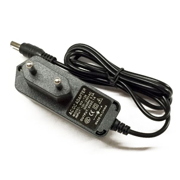 

9v 1a power supply ac 100v-240v converter adapter eu plug charger