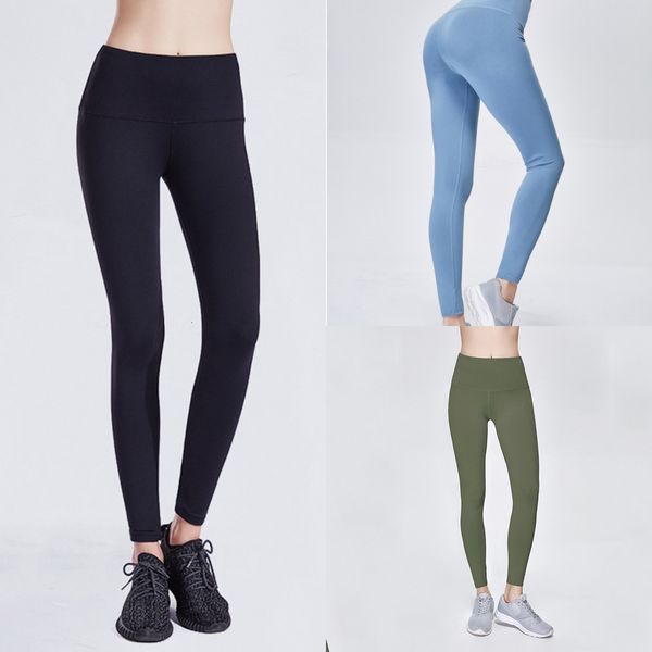 

zkgood women high waisted yoga pants solid color sports trouser crop leggings woman yoga pant with pockets, White;red