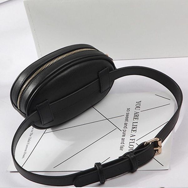 

ladies belt bag designer tiger headdress studded leather belt bag ladies 2018 new fashion summer functional chest bag round