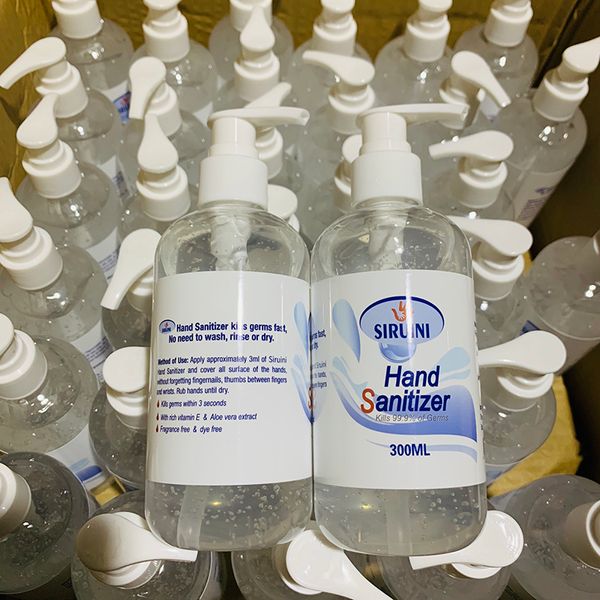 

siruini wash hand sanitizer disposable gel with vitamin e 30ml 60ml 300ml 500ml for home office dhl free