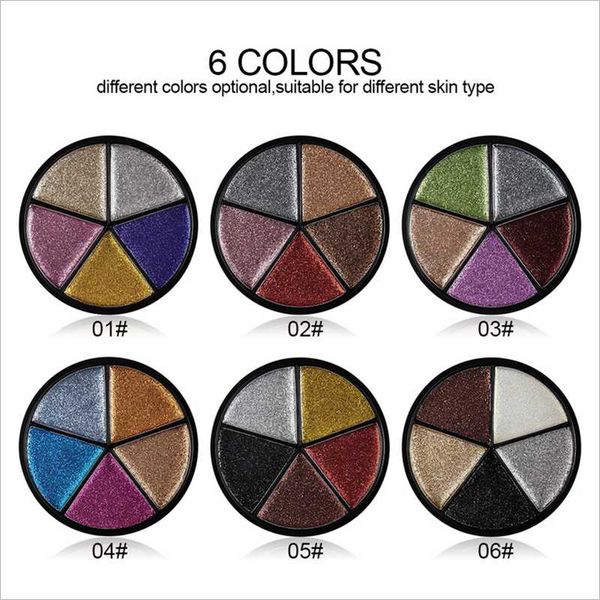 

eye shadow 5 colors eyes hadow disc sequins eyeshadow onion beauty