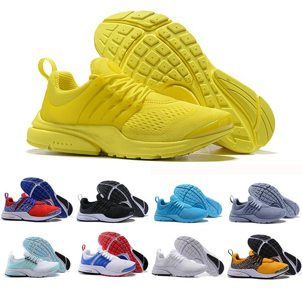 

Top Fashion Presto Running Shoes Men Women Ultra BR QS Yellow Pink Prestos Black White Red Outdoor Jogging Brand Mens Trainers Sneakers