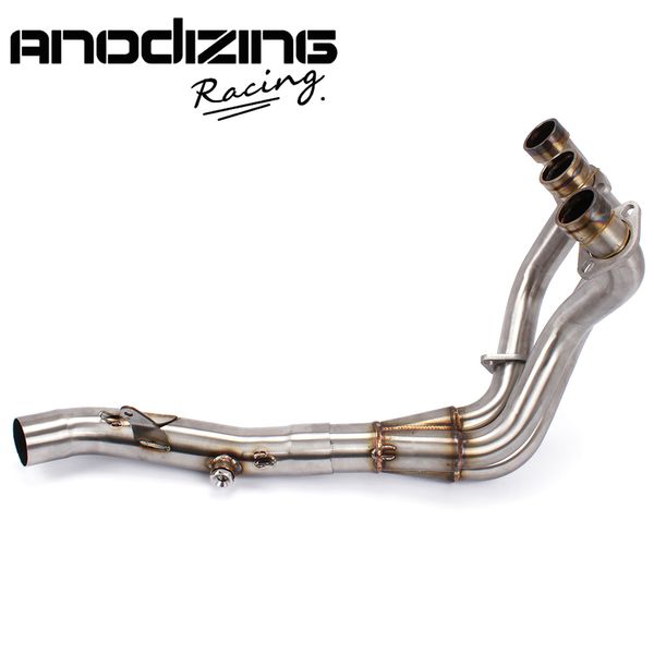 

motorcycle exhaust full system for yamaha mt-09 fz-09 mt09 fz09 not tracer 2014 2015 2016 2017 2018 link pipe middle pipe